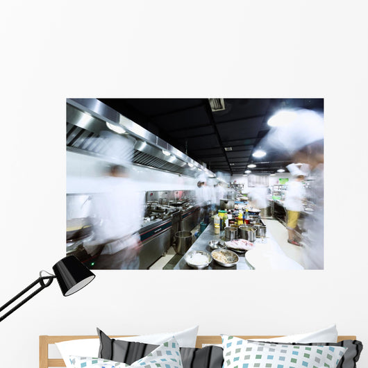 Modern Kitchen and Busy Wall Decal