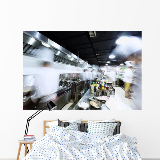 Modern Kitchen and Busy Wall Decal