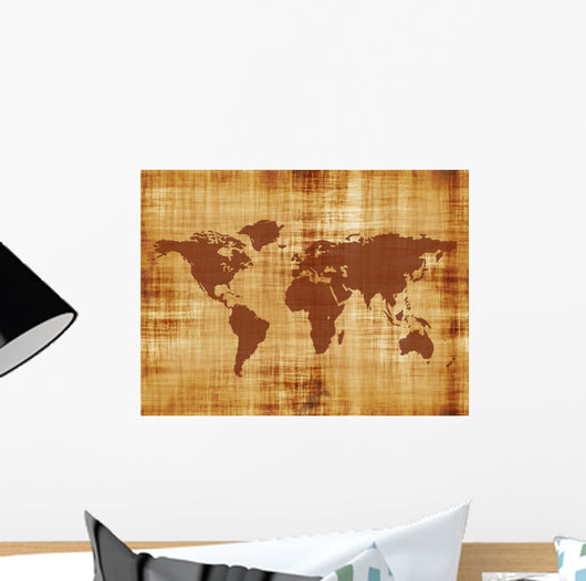 Old World Map Wall Decal