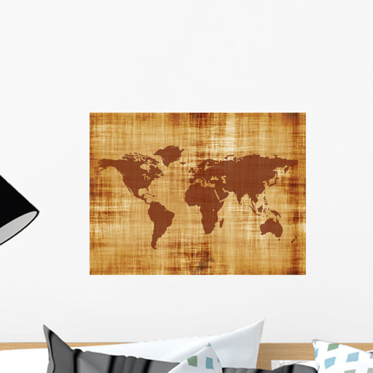 Old World Map Wall Decal