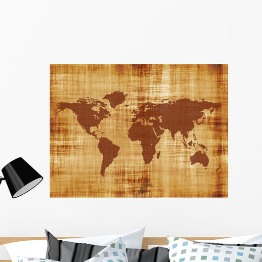 Old World Map Wall Decal