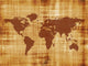 Old World Map Wall Decal