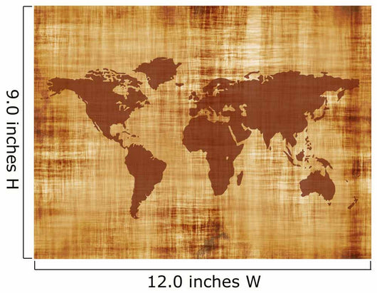 Old World Map Wall Decal