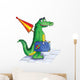 Crocodile Suitcase Wall Decal