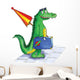 Crocodile Suitcase Wall Decal