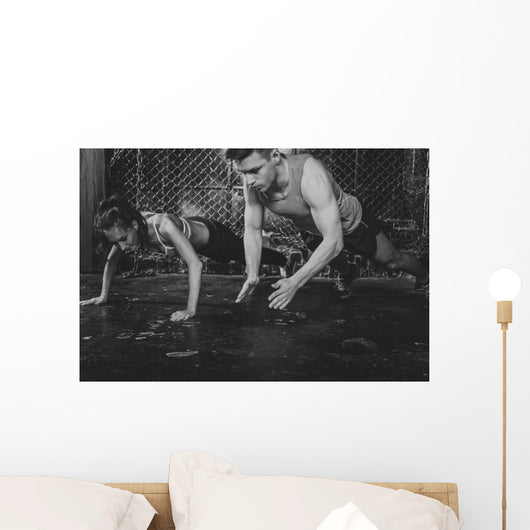 Sportsmen Fit Male Trainer Wall Decal