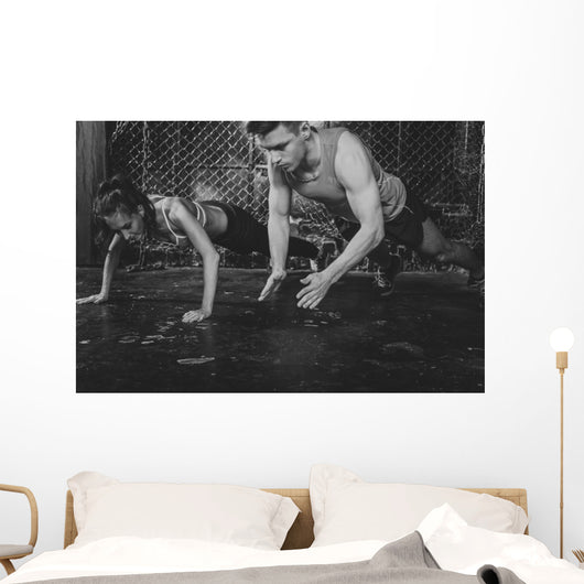 Sportsmen Fit Male Trainer Wall Decal