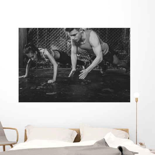 Sportsmen Fit Male Trainer Wall Decal