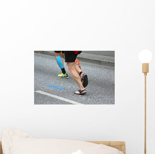 Laufsandalen Wall Decal