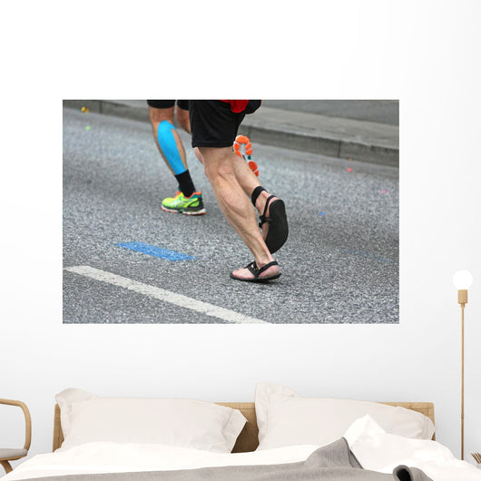 Laufsandalen Wall Decal