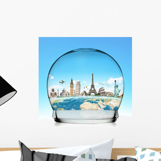 Monuments World Snowball Wall Decal