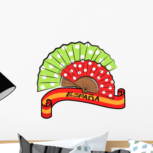 Spanish Fans Wall Decal