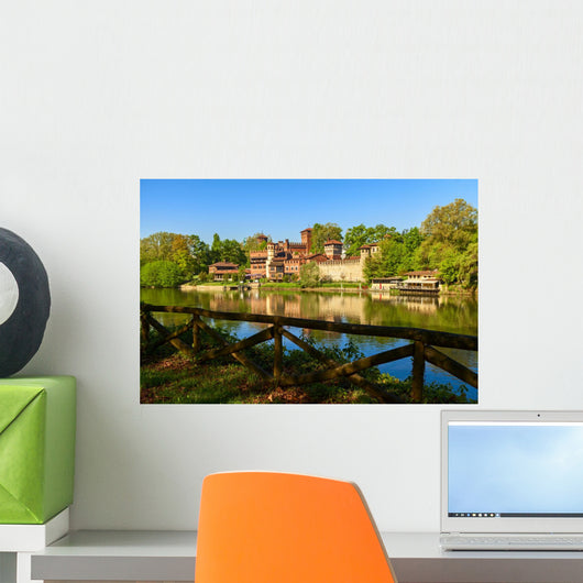Medieval Village Wall Decal