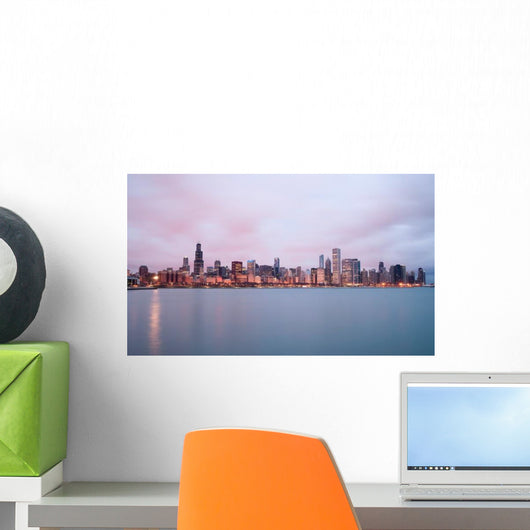 Sunrise Color Sky Lake Wall Decal