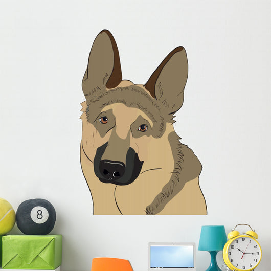 German Shepherd Wall Decal