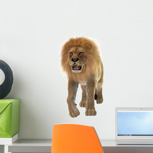 Male Lion Wall Decal