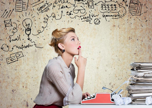 Author Old School Writer Wall Decal