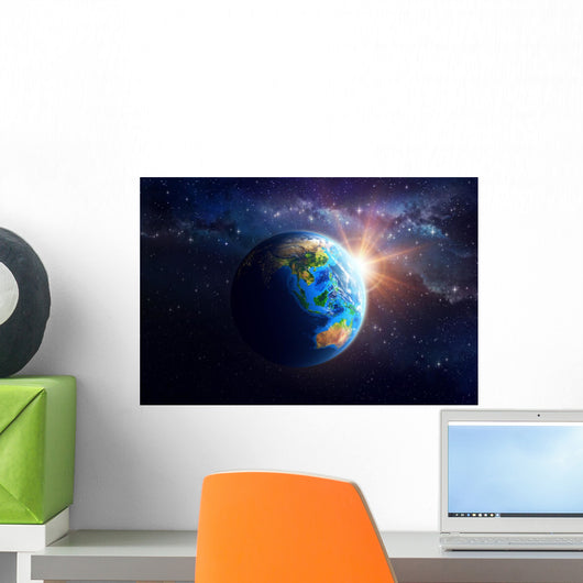 Planet Earth in outer space Wall Mural