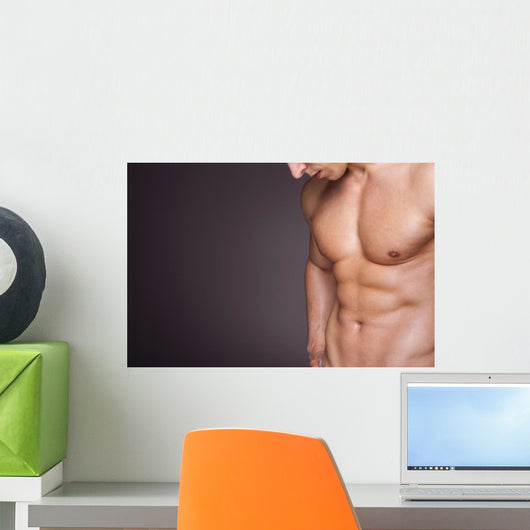 Fit Male Six-pack-abs Wall Decal