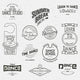 School Dance Badges Logos Wall Decal