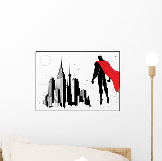 Superhero Watch Wall Decal