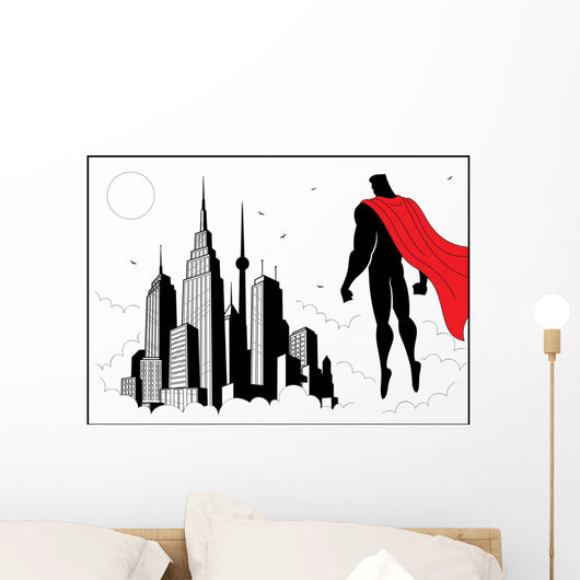 Superhero Watch Wall Decal