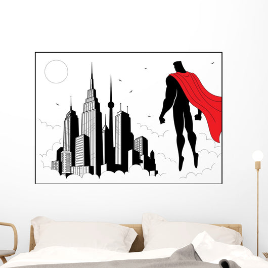 Superhero Watch Wall Decal