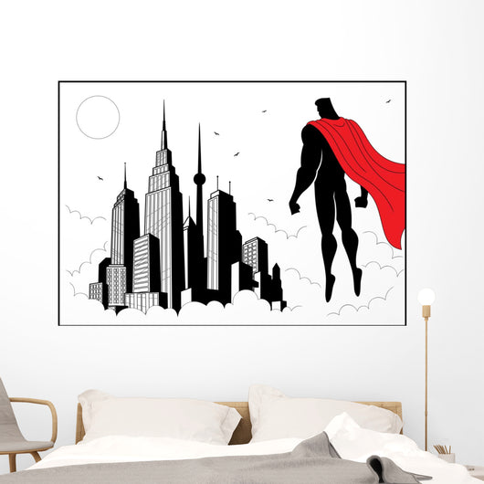 Superhero Watch Wall Decal
