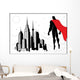 Superhero Watch Wall Decal