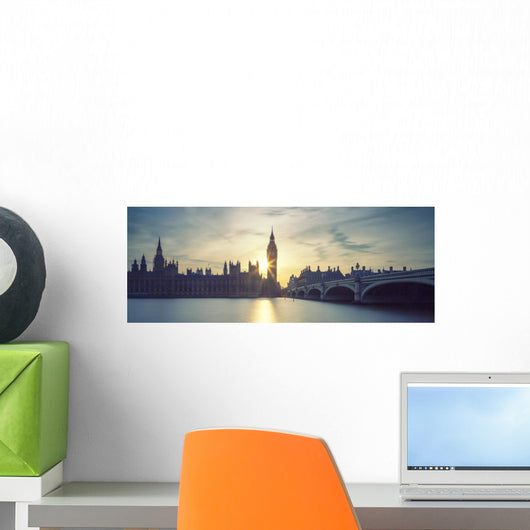 Big Ben London Wall Decal Panoramic Wall Decal