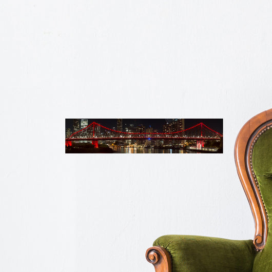 Story Bridge Queensland Australia Wall Decal Panoramic Wall Decal