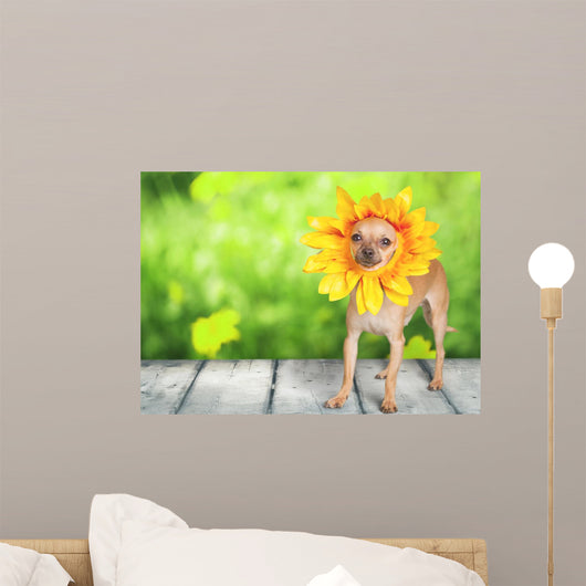 Dog Spring Is Here Wall Decal