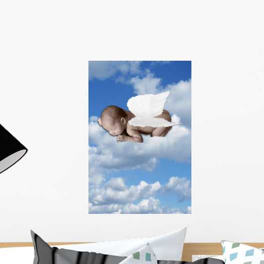Baby Infant Clouds with Wall Decal