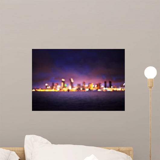 Blurred out Focus Bokeh-scape Wall Decal