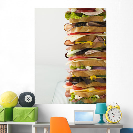 Dagwood Tower Sandwich Wall Decal