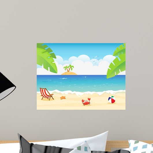 Summer Background Wall Mural