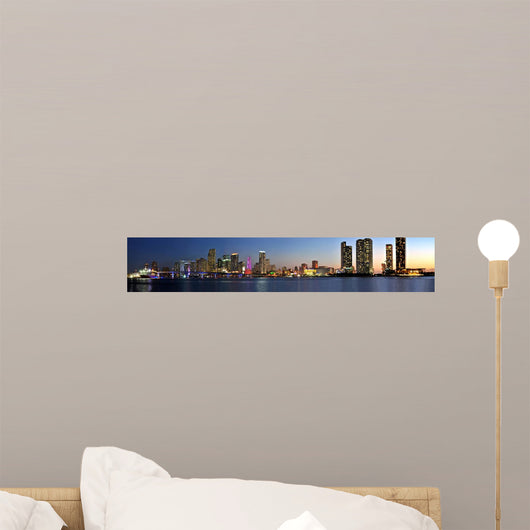 Miami Skyline Wall Mural