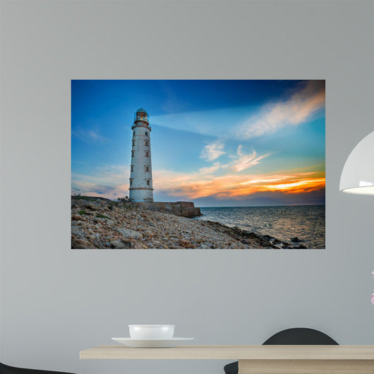 Lighthouse Night Wall Decal