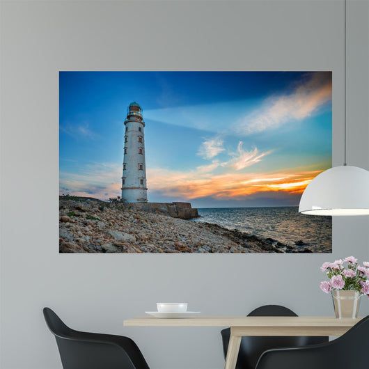 Lighthouse Night Wall Decal