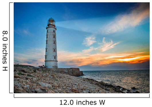 Lighthouse Night Wall Decal