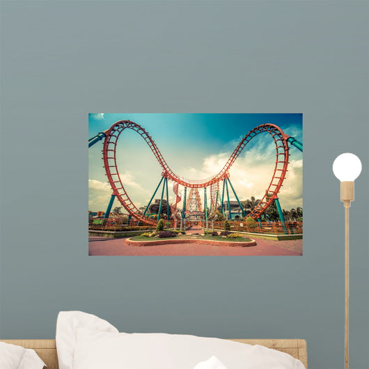 Roller Coaster Wall Decal