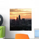 Charlotte Nc Skyline Wall Decal
