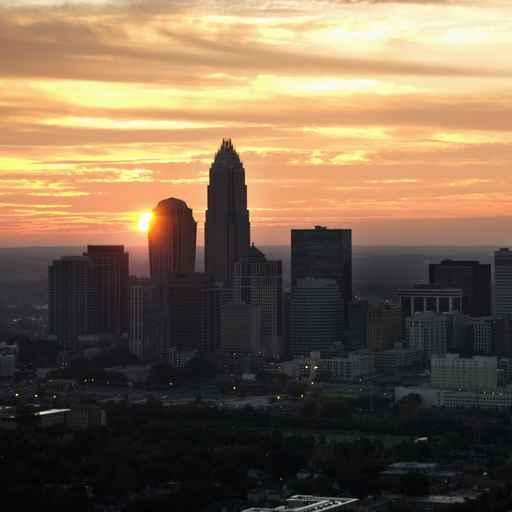 Charlotte Nc Skyline Wall Decal