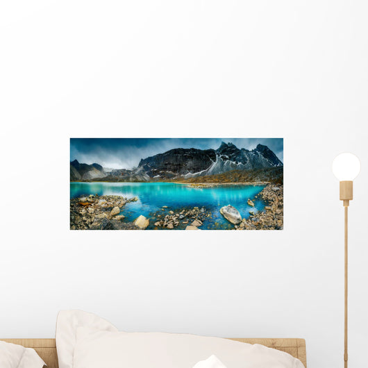 Beautiful Mountain Landscape Wall Decal Panoramic Wall Decal