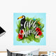 Aloha Hawaii Hand Lettering Wall Decal