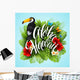 Aloha Hawaii Hand Lettering Wall Decal