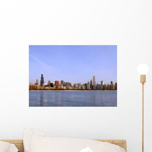 Early Morning Chicago City Wall Decal