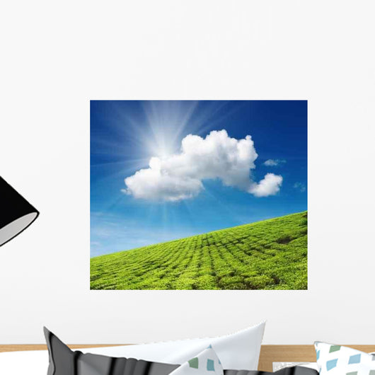 Tea Plantation Wall Decal