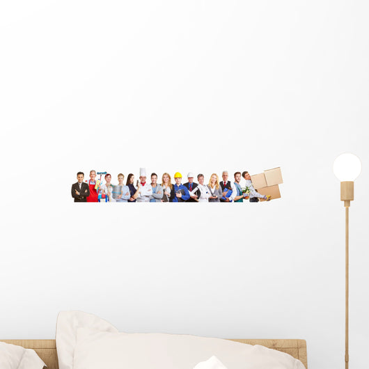Panorama Mit Gruppe Von Wall Decal