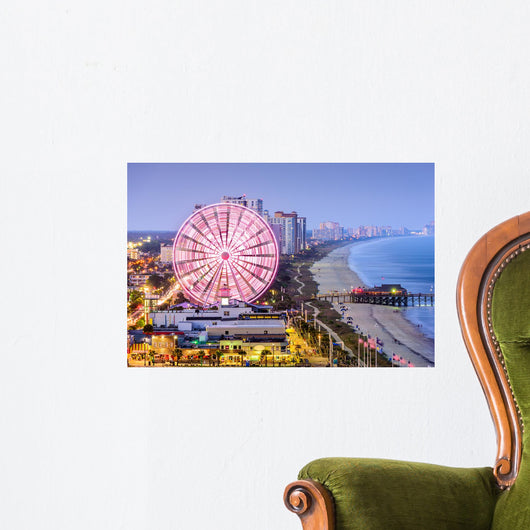 Myrtle Beach Skyline Wall Decal